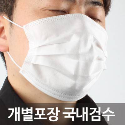 웰하임 3중 일회용마스크 (개별포장)