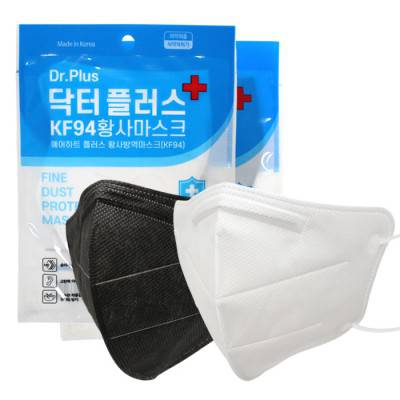 KF94 새부리형 3중 닥터플러스 화이트,블랙 (1매입)